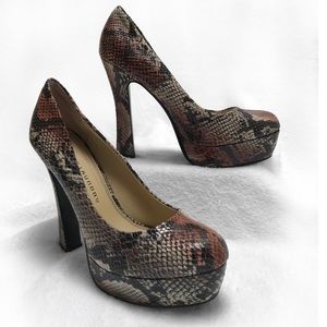 Python platform heels EXCELLENT condition 9M